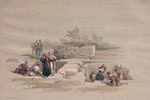 Fontaine à Cana, 1839 - David Roberts