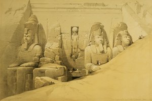 Élévation frontale du Grand Temple d