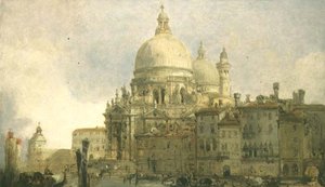 Santa Maria della Salute, Venise - David Roberts