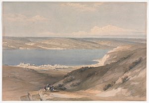 Mer de Galilée à Génézareth vers Bashan, 1839 - David Roberts