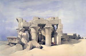 Temple de Sobek et Haroeris à Kom Ombo, XIXe siècle - David Roberts