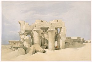 Temple de Sobek et Horus à Kom Ombo, Égypte, 19ème siècle - David Roberts