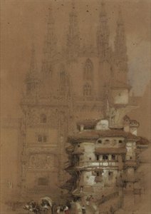 La salle capitulaire, cathédrale de Burgos - David Roberts