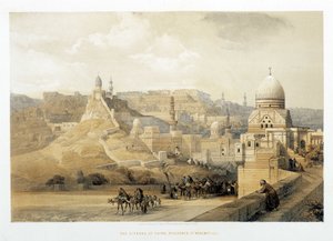 La Citadelle du Caire, Palais de Méhémet Ali dans "La Terre Sainte", Londres 1849 - David Roberts