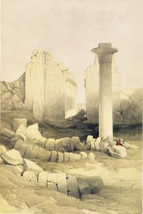 Le Dromos ou Hall central du Grand Temple d