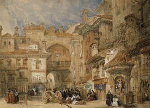La Porte de la Viva Rambla, Grenade, 1834 - David Roberts