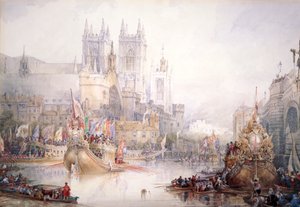 Le Défilé du Lord Maire à Westminster - David Roberts