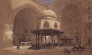 La mosquée du Sultan Hassan, Le Caire - David Roberts