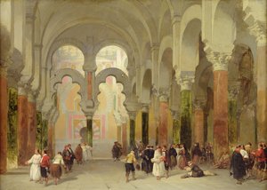 Le sanctuaire du Coran, mosquée de Cordoue, 1849 - David Roberts