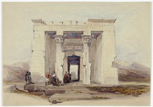 Le Temple de Dendour, Nubie - David Roberts