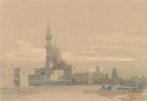 Les tombes des califes, Le Caire - David Roberts