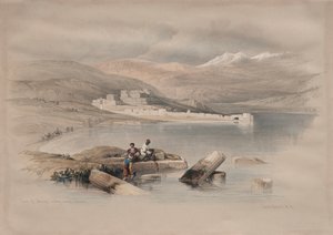 Ville de Tibériade vers le Liban - David Roberts