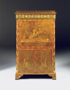 Secrétaire néoclassique à abattant, vers 1775 - David Roentgen