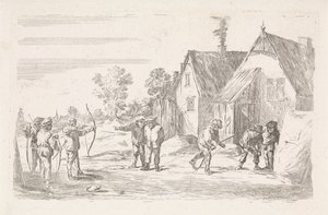 Archers (série: Scènes de genre en plein air)