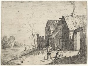 Deux paysans en conversation - David Teniers (II)