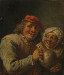 Vieil homme et vieille femme, 1700s - David Teniers the Elder