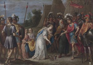 Armide devant Godefroy de Bouillon, 1628-1630 - David Teniers the Younger