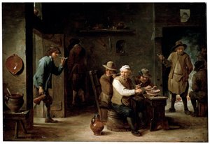Dans une taverne, années 1640 - David Teniers the Younger