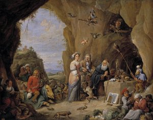 La Tentation de Saint Antoine, milieu du 17ème siècle - David Teniers the Younger
