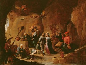 La Tentation de Saint Antoine - David Teniers the Younger