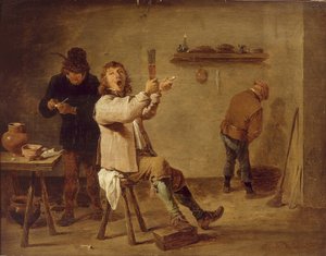 Les fumeurs - David Teniers the Younger