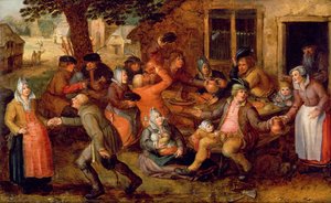 Paysans en fête - David Vinckboons