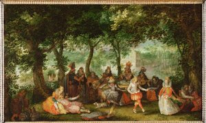 La fête à la campagne - David Vinckeboons