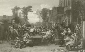Les pensionnaires de Chelsea lisant la Gazette de la bataille de Waterloo - David Wilkie