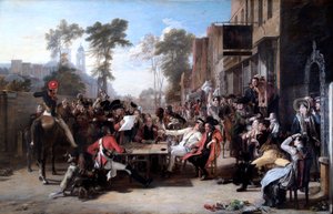 Les pensionnaires de Chelsea lisant la dépêche de Waterloo - David Wilkie