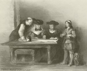 Christophe Colomb au couvent de La Rábida - David Wilkie