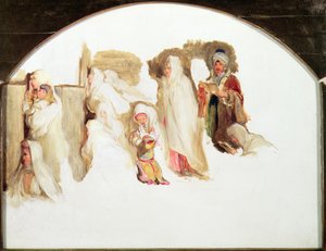 Juifs pleurant (inachevé) - David Wilkie