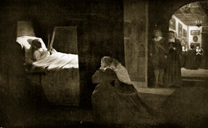 La mort de Cromwell, 1658, illustration de 
