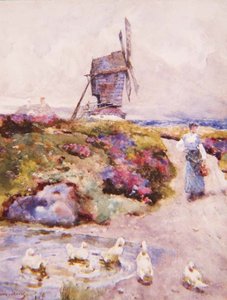 Le moulin sur le commun, Houghton, Huntingdonshire