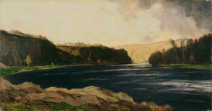 Une rivière du Perthshire - David Young Cameron