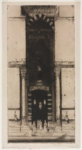 La porte de la mosquée, Le Caire