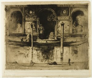 La porte du palais, planche 22 de la série du Nord de l