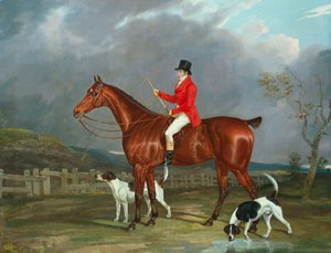 Un chasseur et des chiens, 1824