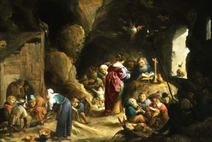 La tentation de Saint Antoine (251-356) - David the Elder Teniers