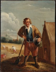 Une allégorie des quatre éléments : Terre - David the Younger (follower of) Teniers