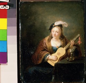 Femme à la guitare - David Teniers the Younger