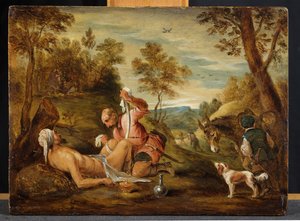 Le Bon Samaritain - David Teniers the Younger