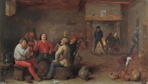 Fumeurs et buveurs - David Teniers the Younger