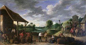 La récolte du vin - David Teniers the Younger