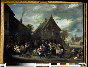 Une noce paysanne - David Teniers the Younger