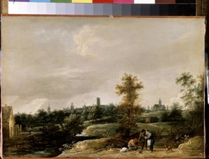 Vue près de Bruxelles - David Teniers the Younger