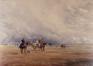 Lancaster Sands, Morecambe Bay - David the younger Cox