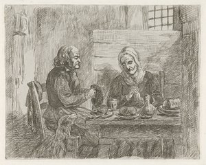 Prière avant le repas - David van der Kellen