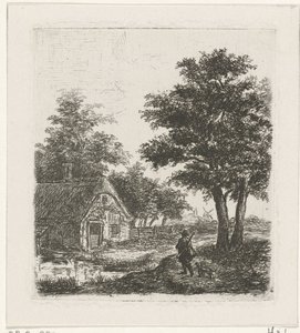 Chasseur dans un paysage - David van der Kellen