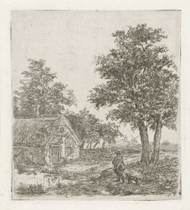 Chasseur dans un paysage - David van der Kellen