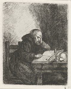 Moine lisant - David van der Kellen